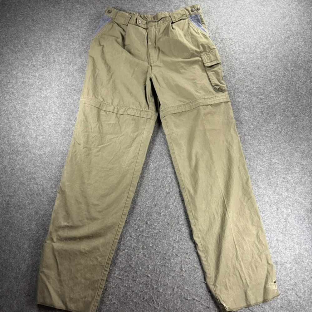 VTG King Ranch by Levi's Convertible Cargo Pants Mens 36 Khaki Olive Hong Kong